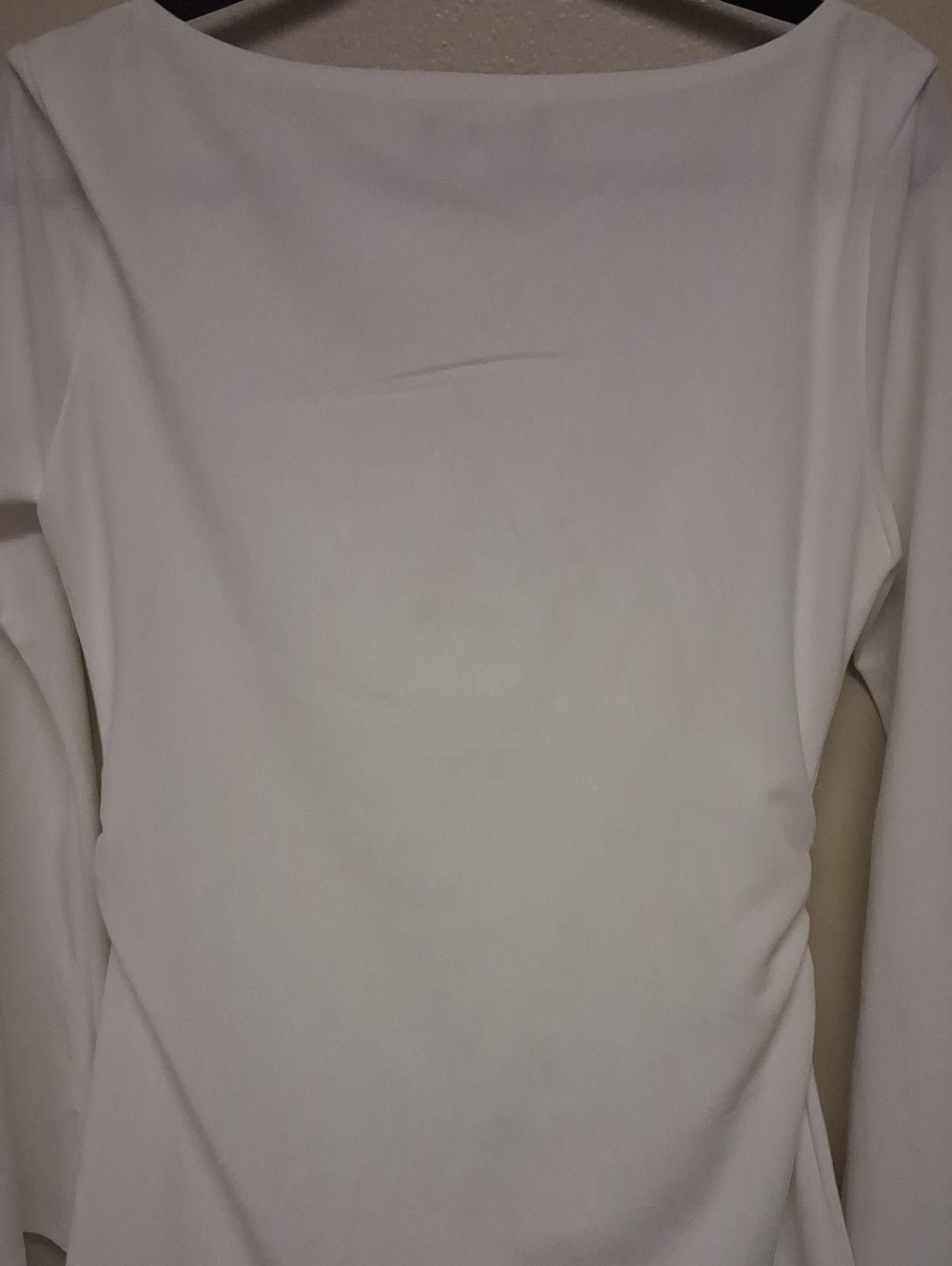 Cider White Tie-Shoulder Long Sleeve Dress - Picture 6 of 8